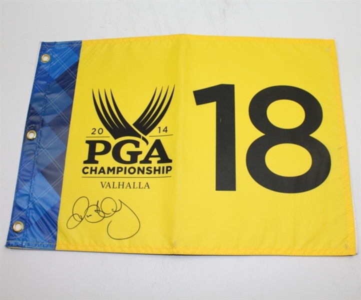 Rory McIlroy Signed 2014 PGA at Valhalla Flag JSA COA