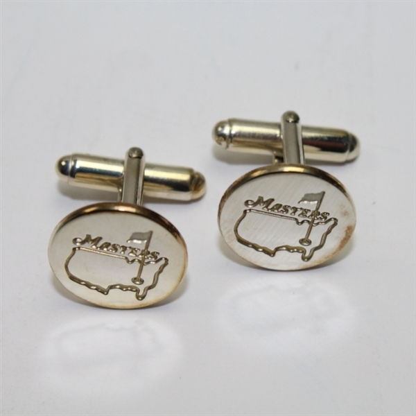 Masters Sterling Silver Tiffany Cuff Links