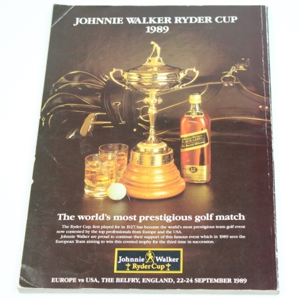 1989 Ryder Cup Program - The Belfry