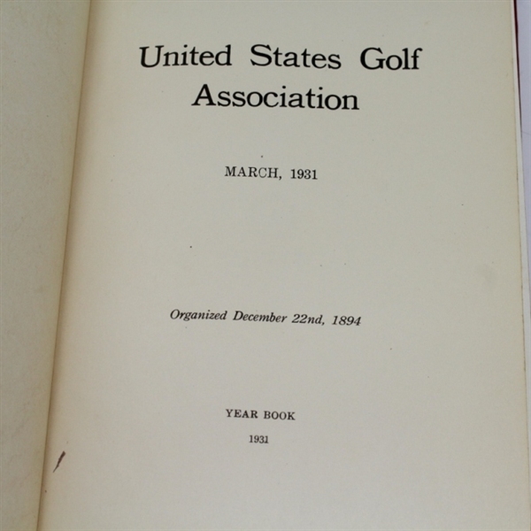 1925, 1931, & 1947 USGA Year Books - Mark Brooks Collection