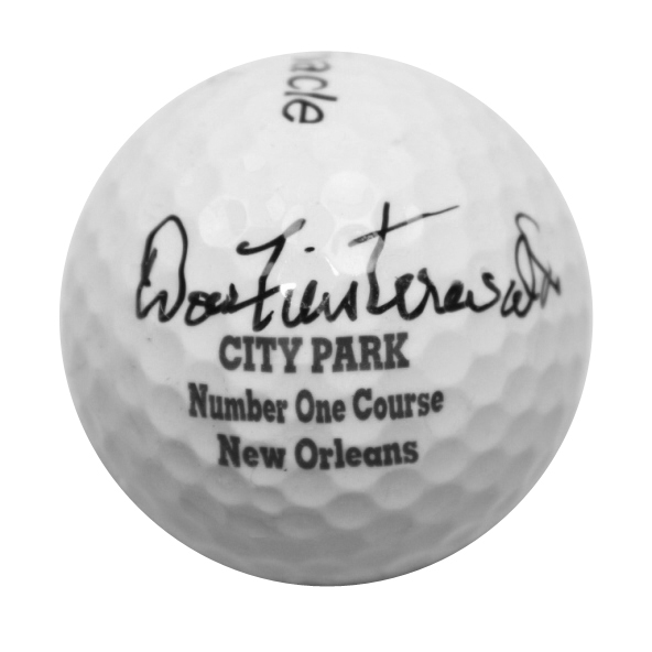 Dow Finsterwald Signed City Park #1 Course New Orleans Logo Golf Ball JSA COA