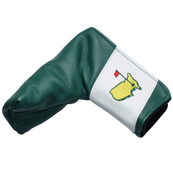 Undated Masters Logo Green White Putter Cover
