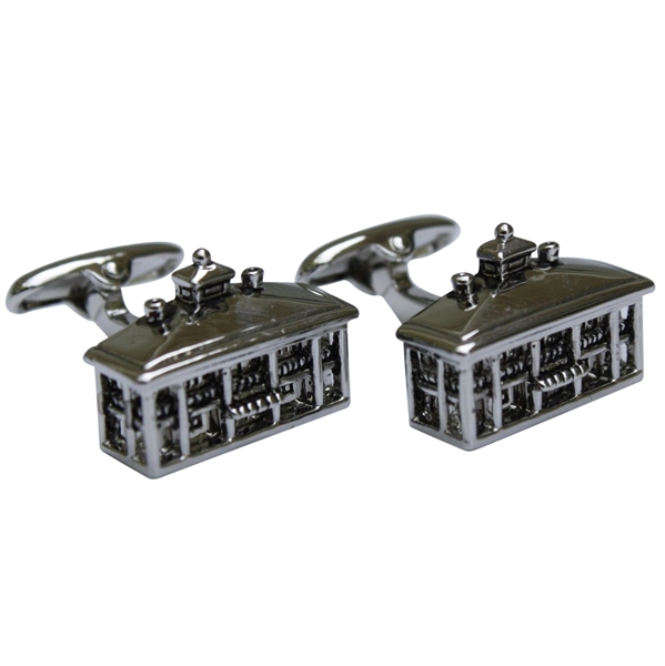 Augusta National Undated Silver Clubhouse Cuff Links