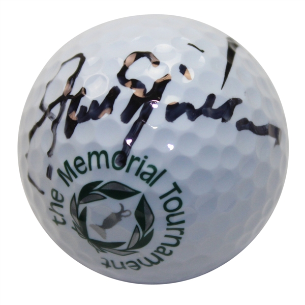 Jack Nicklaus Signed 'The Memorial' Logo Golf Ball JSA COA