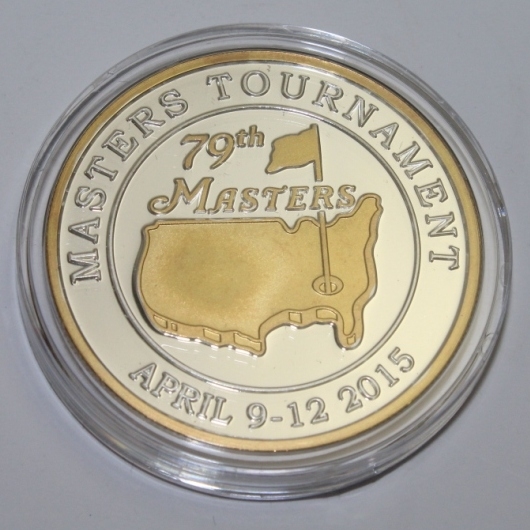 2015 Masters Commemorative 'Masters Trophy' Ltd Edition Medal/ Coin - 313/350
