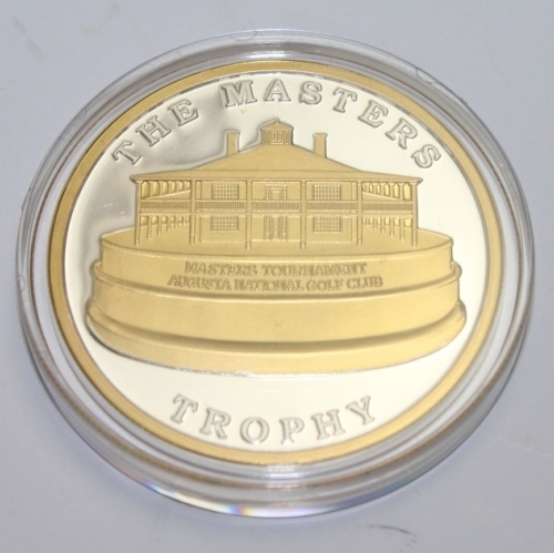 2015 Masters Commemorative 'Masters Trophy' Ltd Edition Medal/ Coin - 313/350