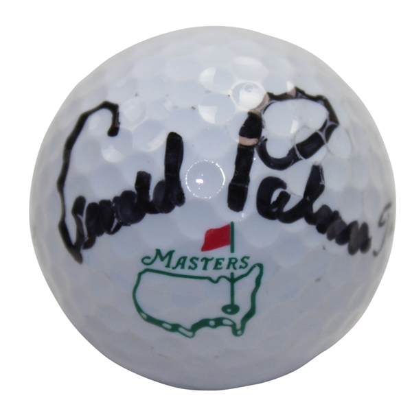 Arnold Palmer Signed Augusta National Logo Golf Ball JSA COA