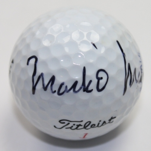Mark O'Meara Signed 1998 British Open Royal Birkdale Logo Golf Ball JSA COA