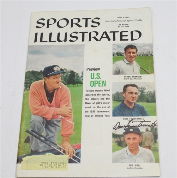 Lot of 4 Signed Sports Illustrated Magazines - Jacklin, Sanders, Beman, and Finsterwald JSA COA