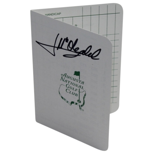 Jose Maria Olazabal Signed Masters Scorecard PSA/DNA #W01455