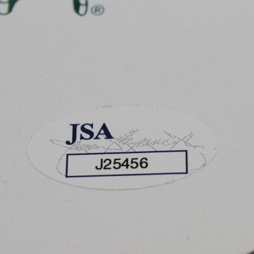 Jim Nantz Signed Masters Scorecard JSA #J25456
