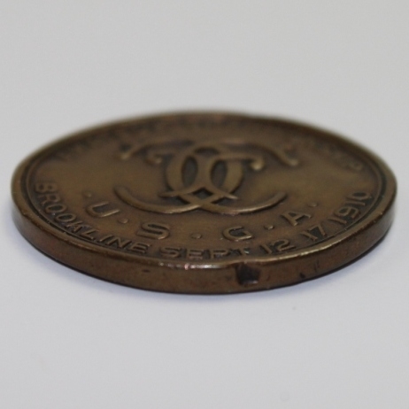 1910 US Amateur Championship at The Country Club Contestants Badge - THE EARLIEST KNOWN
