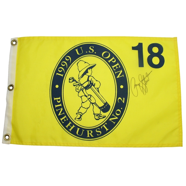 Payne Stewart Signed 1999 US Open at Pinehurst No. 2 Flag PSA/DNA #V14355