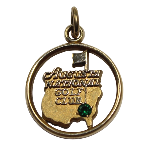 Augusta National Long Term Employee Service Pin - Logo with Emerald