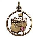 Augusta National Long Term Employee Service Pin - Logo with Ruby