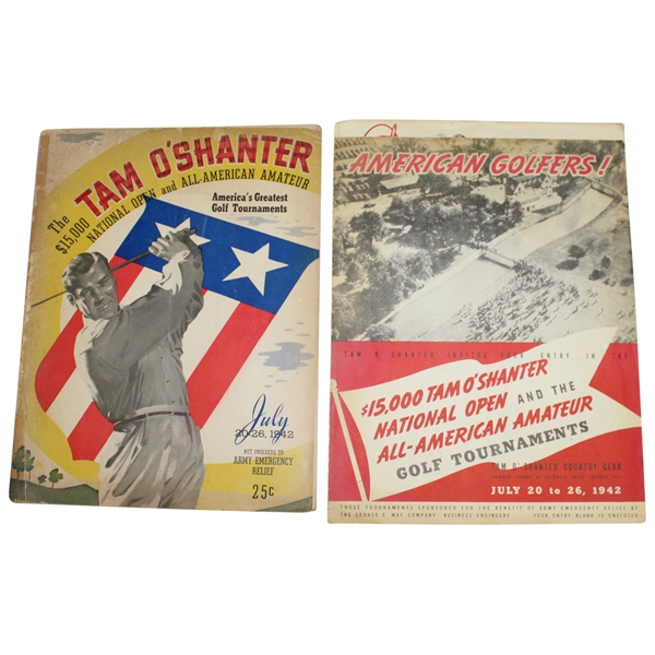 1942 Tam O'Shanter Tournament Program and Information Sheet - First