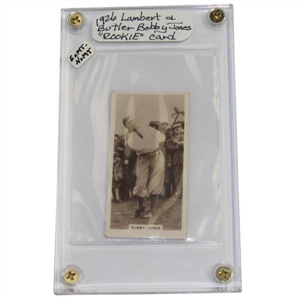 Bobby Jones Lambert & Butler Famous Golfers Cigarette Card
