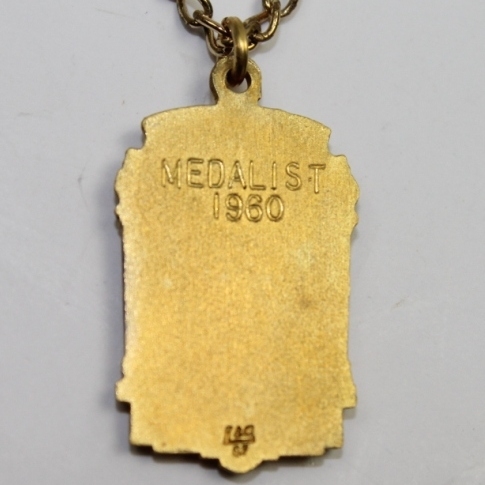 1960 Big 8 Championship Conference Champion Gold Filled Medalist Pin