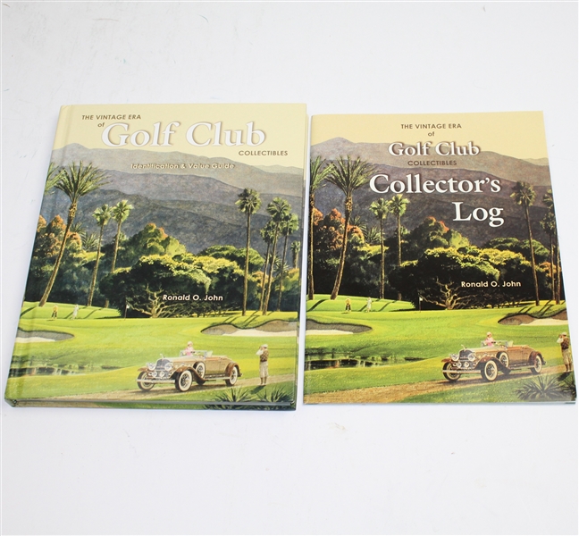 Ronald O. John Signed 'Golf Club Collectibles' Book with Collector's Log JSA COA