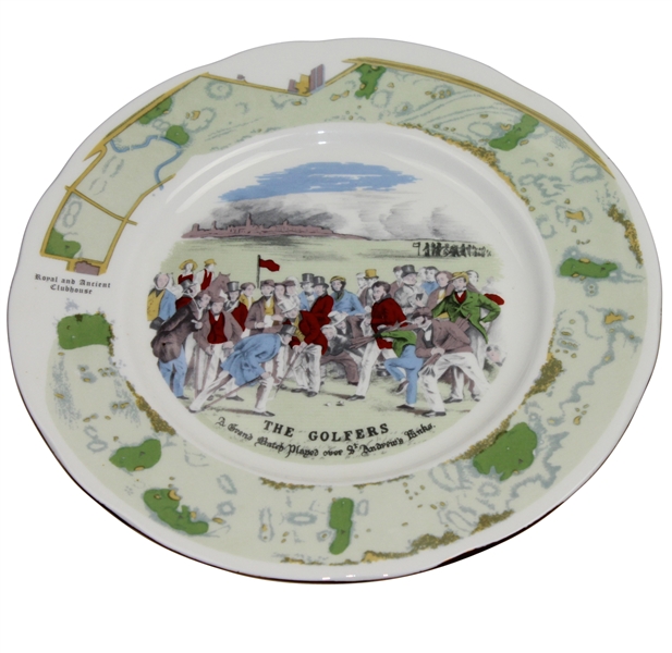Royal & Ancient Clubhouse 'The Golfers' Grand Match Commemorative Plate