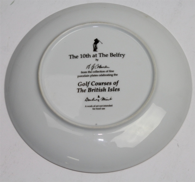 Danbury Mint 'The 10th at The Belfry' Commemorative Plate by A.G. Coleman 