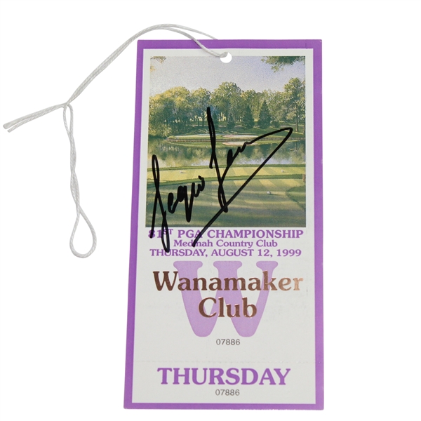 1999 PGA Championship at Medinah CC Thursday Wanamaker Club Ticket #07886