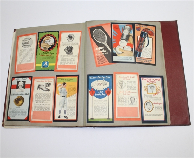 1927 Wilson 'Dominant Advertising'  Golf/Sports Equipment Portfolio - ONE OF A KIND TREASURE 