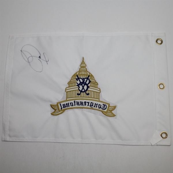 Jason Day Signed Congressional Embroidered Flag JSA COA