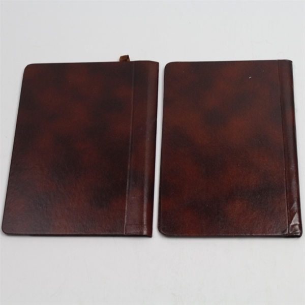 Set of Two Personal Dutch Harrison Brown Golfcraft Inc. Book Covers
