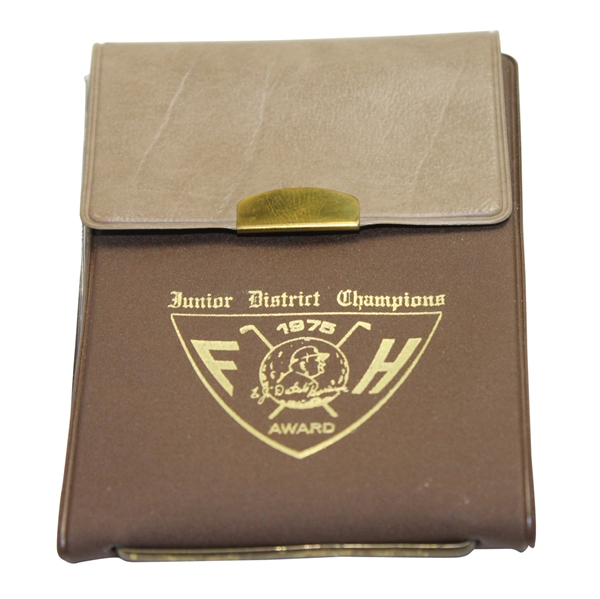 1975 Junior District FH Dutch Harrison Award Bill Fold