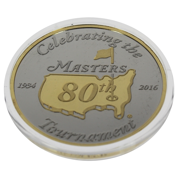 2016 Masters Tournament 80th Anniversary Ltd Ed Of  350 Commerorative Coin - Magnolia Lane Depicted