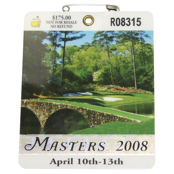 Lot of Six Masters Badges - 2007, 2008, 2009, 2010, 2011, & 2012