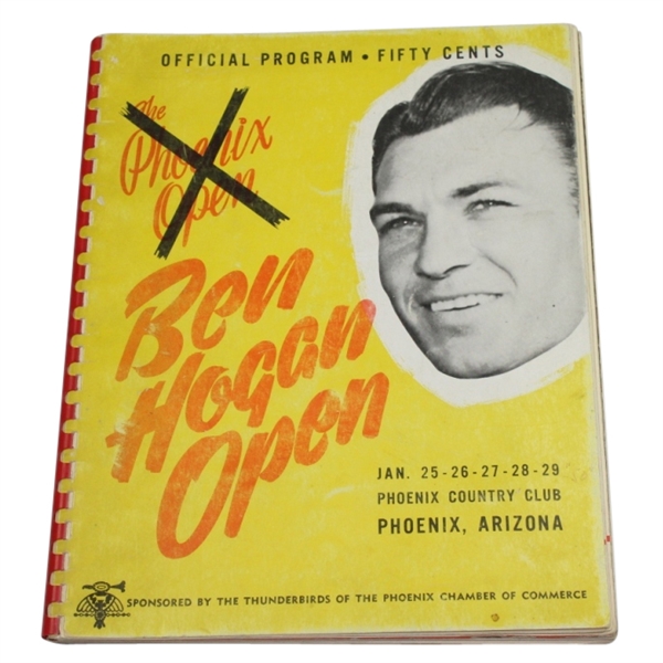 1950 Ben Hogan Open at Phoenix Country Club Program