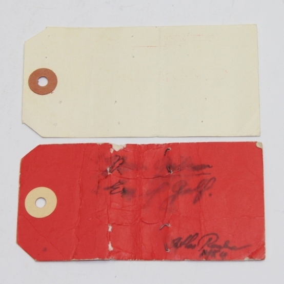1978 & 1984 Masters Press Committee Inspection Tags