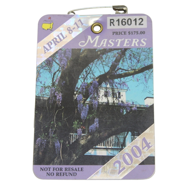 Lot of Five Masters Badges - 2001, 2002, 2003, 2004, & 2006