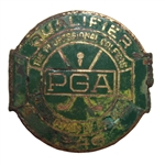1946 PGA Championship at Portland GC Contestant Badge - Ben Hogans 1st Major Win
