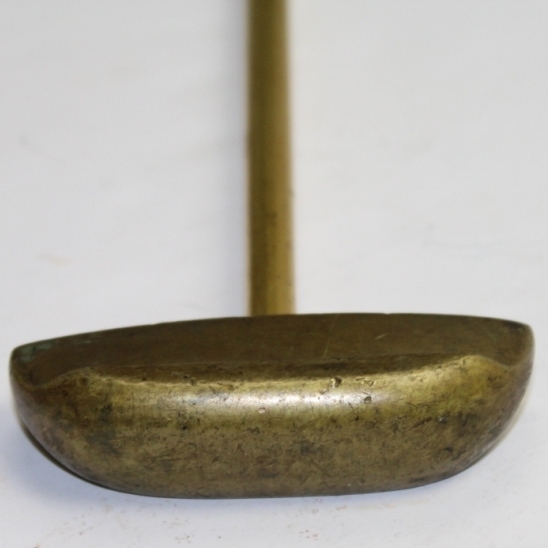 Unique Bent Shaft Brass Putter