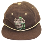 AUGUSTA  NATIONAL Members Vintage Wool Hat with Leather Band-Rare-(One of the Earliest Hats Known From Club)!