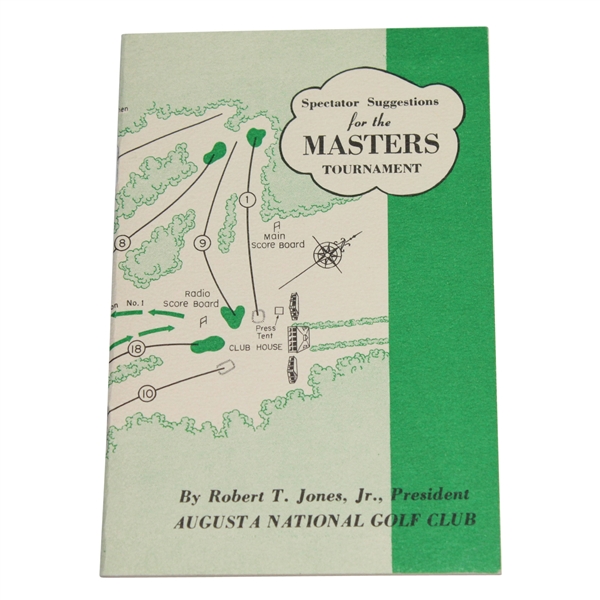 1950 Masters Spectator Guide - Jimmy Demaret Winner