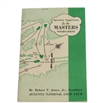 1952 Masters Spectator Guide - Sam Snead Winner