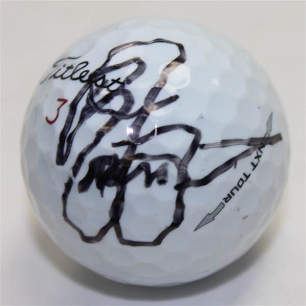 Rickie Fowler Signed Golf Ball JSA COA