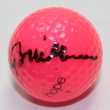Johnny Miller Signed 'Hope' Logo Golf Ball JSA COA