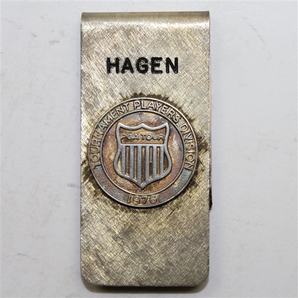 1976 Tournament Player Division Hagen Sterling Silver Money Clip
