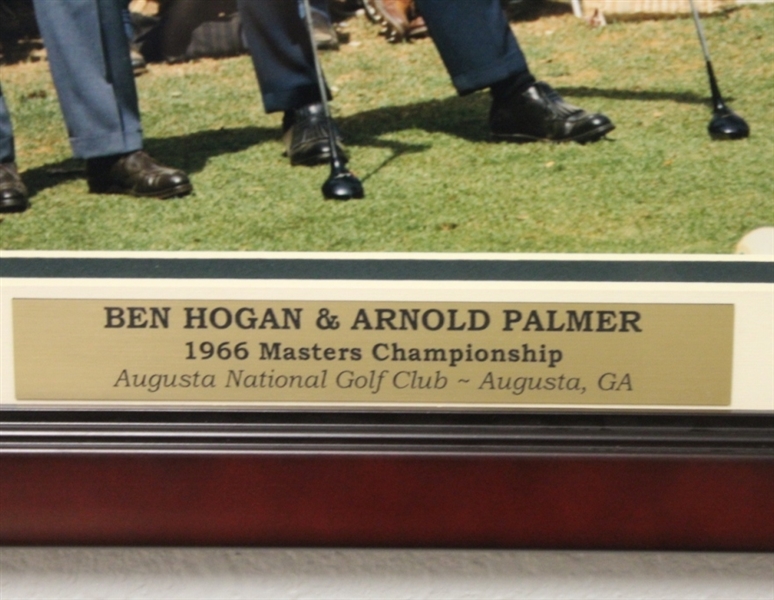 Ben Hogan & Arnold Palmer 1966 Masters Championship Framed Photo