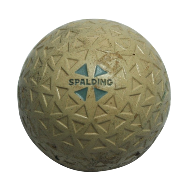 Spalding Vintage Mesh Golf Ball - Blue