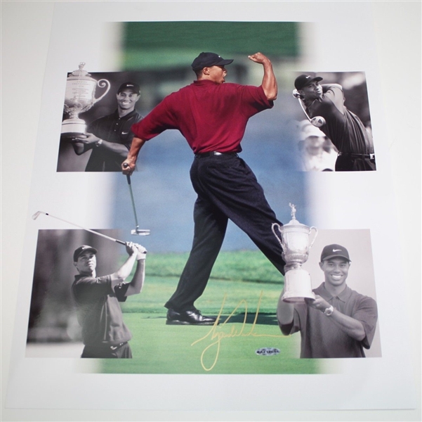 Tiger Woods Upper Deck Authenticated 16x20 Autographed Photo BAJ #12654
