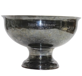 "Dutch Harrison 1973" Engraved Large Silver Plated Bowl