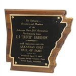 1995 Arkansas Golf HoF Posthumous E.J. "Dutch" Harrison Induction Plaque