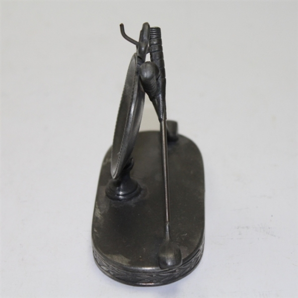1920's Pocket Watch Holder - Crossed Clubs at Grips