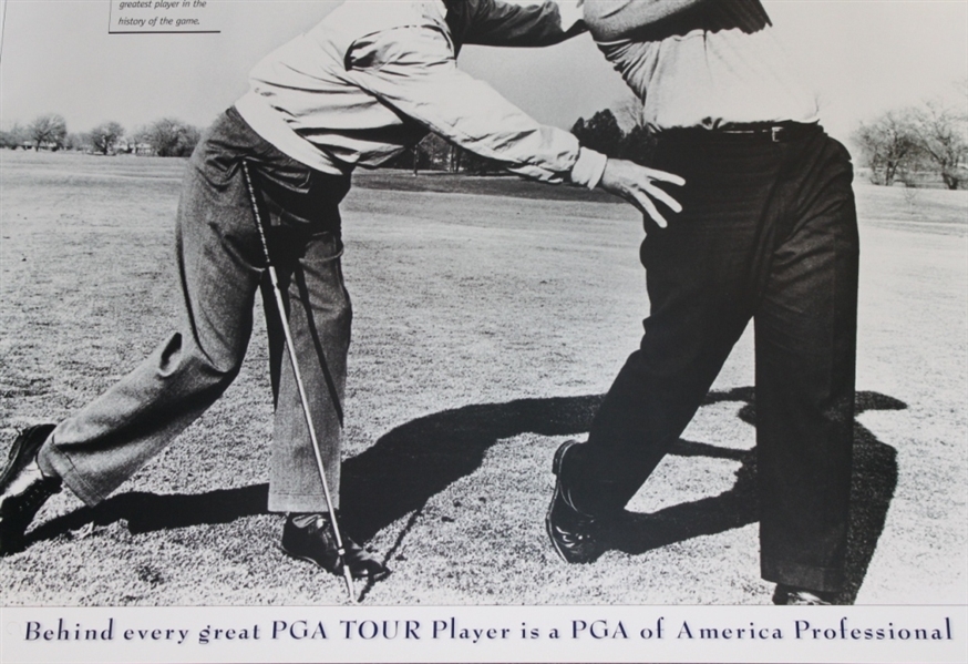 PGA Tour Professional Commemorative Poster - Jack Grout - Jack Nicklaus